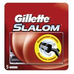 фото Сменные кассеты для бритья GILLETTE (Жиллет) "Slalom", 5 шт., для мужчин