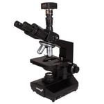 фото Микроскоп лабораторный LEVENHUK D870T, 40-2000 кратный, тринокулярный, 4 объектива, цифровая камера 8 Мп