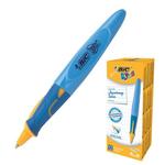 фото Ручка шариковая BIC "Kids Twist", для детей, корпус синий с желтым, толщина письма 0,4 мм, синяя