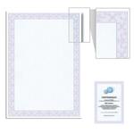фото Сертификат-бумага для лазерной печати BRAUBERG (БРАУБЕРГ), А4, 25 листов, 115 г/м2, "Голубая сеточка"