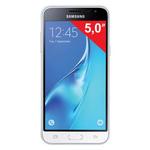 фото Смартфон SAMSUNG Galaxy J3, 2 SIM, 5,0", 4G (LTE), 5/13 Мп, 8 Гб, microSD, белый, пластикик