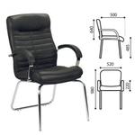 фото Кресло для приемных и переговорных "Orion CFA/LB steel chrome"