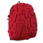 фото Рюкзак MADPAX "Blok Half", универсальный, молодежный, 16 л, красный, "Блоки", 36х30х15 см