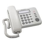 фото Телефон PANASONIC KX-TS2352RUW, белый, память 3 номера, повторный набор, тональный/импульсный режим, индикатор вызова