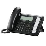 фото Телефон IP PANASONIC KX-UT136RU-B, память на 500 номеров, SIP, повторный набор, спикерфон, цвет черный