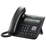 фото Телефон IP PANASONIC KX-UT123RU-B, память на 500 номеров, SIP, АОН, спикерфон, цвет черный