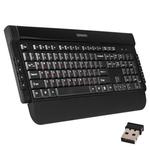фото Клавиатура беспроводная SONNEN KB-R120, мультимедийная, 9 дополнительных кнопок, 2,4 GHz, черная