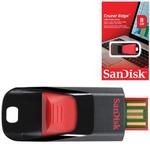 фото Флэш-диск 8 GB, SANDISK Cruzer Edge, USB 2.0, черный