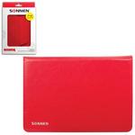 фото Чехол-обложка для планшетного ПК универсальный 7"-8" SONNEN, кожзаменитель, 210x170x25 мм, красный