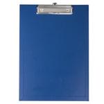 фото Доска-планшет ERICH KRAUSE "Standard", с верхним прижимом, 22,7х31,5 см, картон/бумвинил, синяя