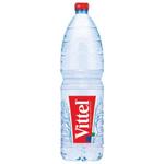 фото Вода негазированная минеральная VITTEL (Виттель), 1,5 л, пластиковая бутылка, Франция