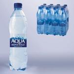 фото Вода газированная питьевая AQUA MINERALE (Аква Минерале), 0,6 л, пластиковая бутылка