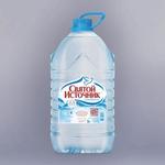 фото Вода негазированная питьевая "Святой источник", 5 л, пластиковая бутыль