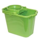 фото Ведро 9,5 л, с отжимом, IDEA, пластиковое, цвет зеленый (моп 602584, -585)